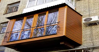 Внешняя отделка балкона Тихвин цена от 1046 руб. м/2.